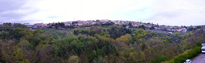 Vista dal centro storico di Larino della frazione di Pian San Leonardo